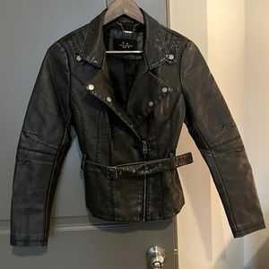 Faux Leather Jacket